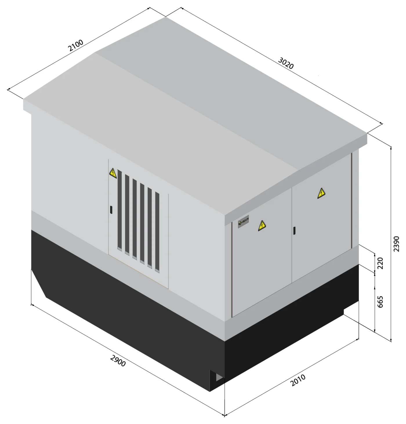 CCTS-630, Isometrische Ansicht